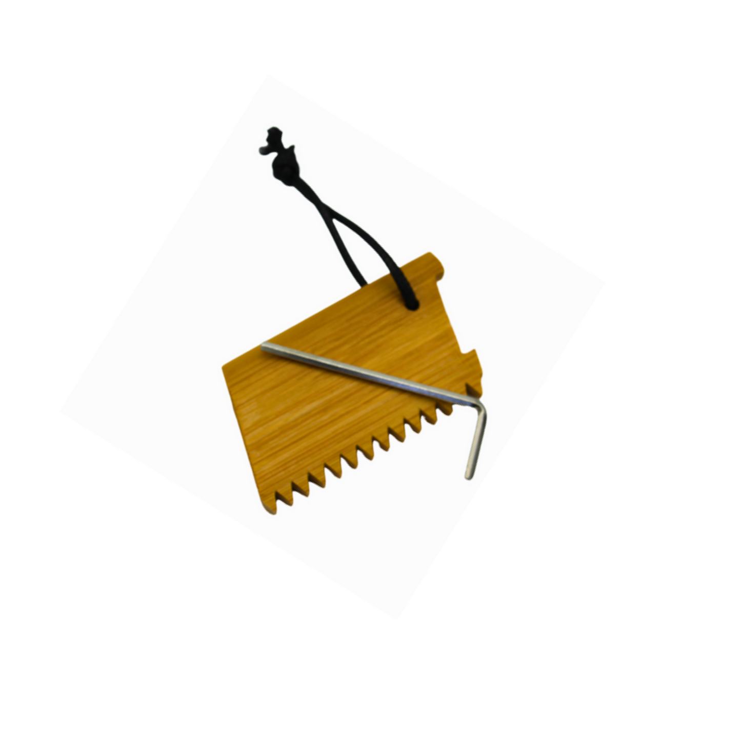 Bamboo Wax Comb and Fin Key