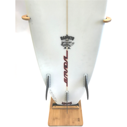 Bamboo Surfboard Display Stand | Longboards or Shortboards
