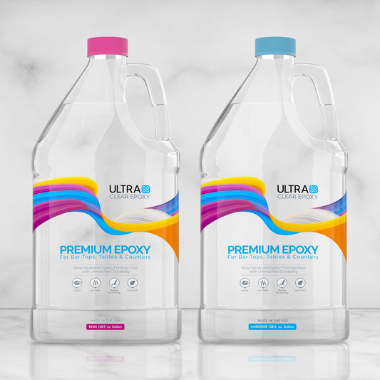Bar Top and Table Top Clear Epoxy Resin 3 Gallons