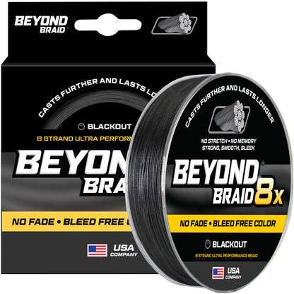 Blackout 8X NO FADE BRAID - Ultra Performance 8 Strand