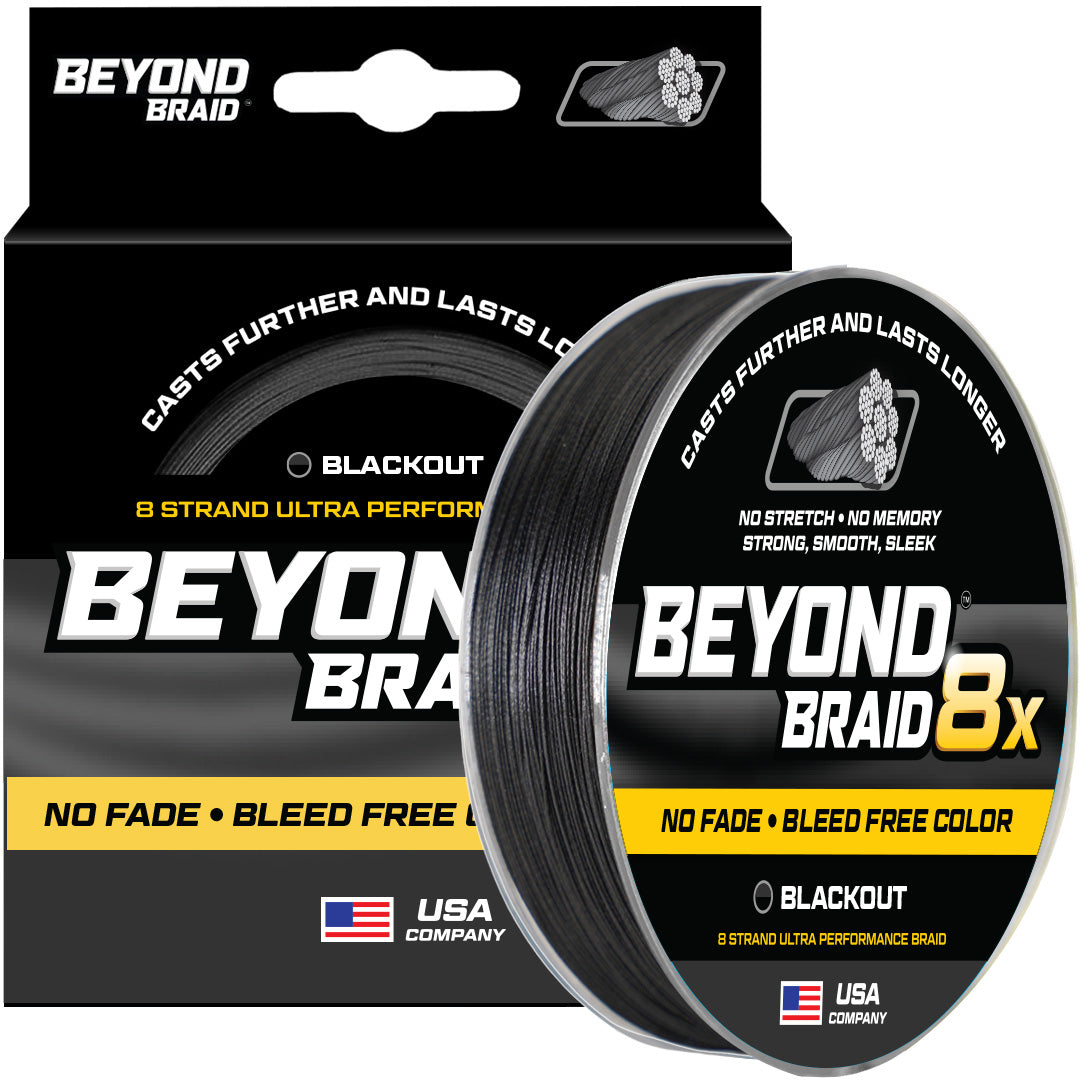 8 Strand No Fade Braided Fishing Line Series - Super Sleek & Smooth Braided Fishing Line - High Performance Fishing Line For Saltwater & Freshwater