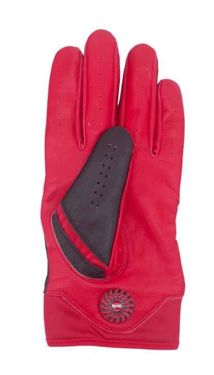 THE BYRD GOLF GLOVE ∞ Black/Red