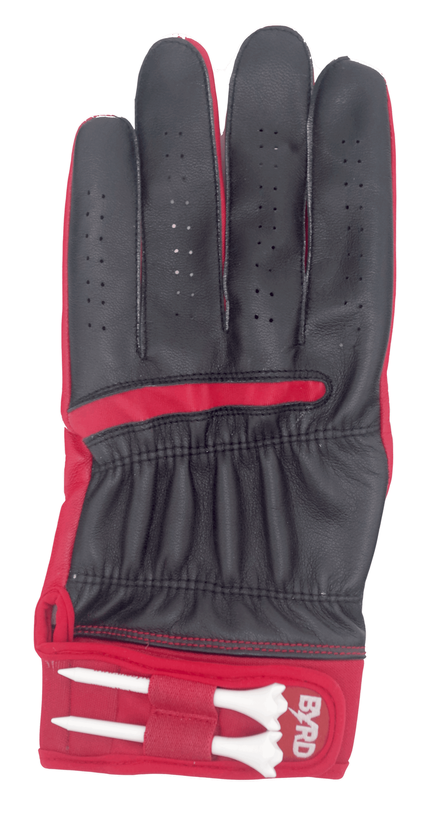 THE BYRD GOLF GLOVE ∞ Black/Red