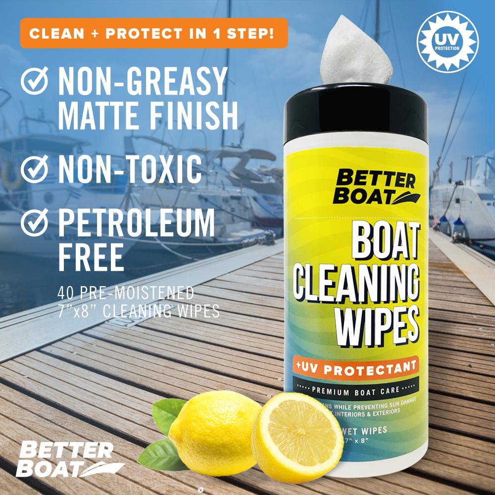 Better Boat Boat Cleaner Wipes with UV