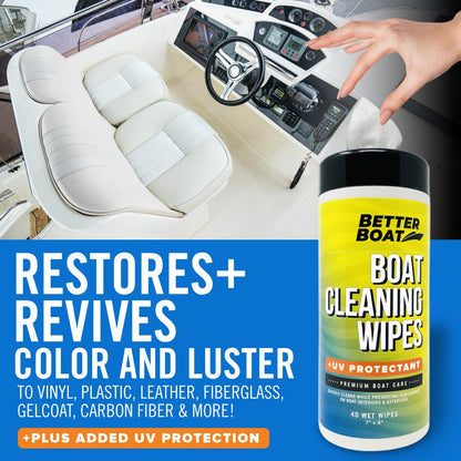 Better Boat Boat Cleaner Wipes with UV