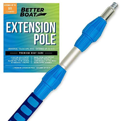 Better Boat Boat Extension Rod for Mop and Brushes ( 3FT, 6FT and 9FT )