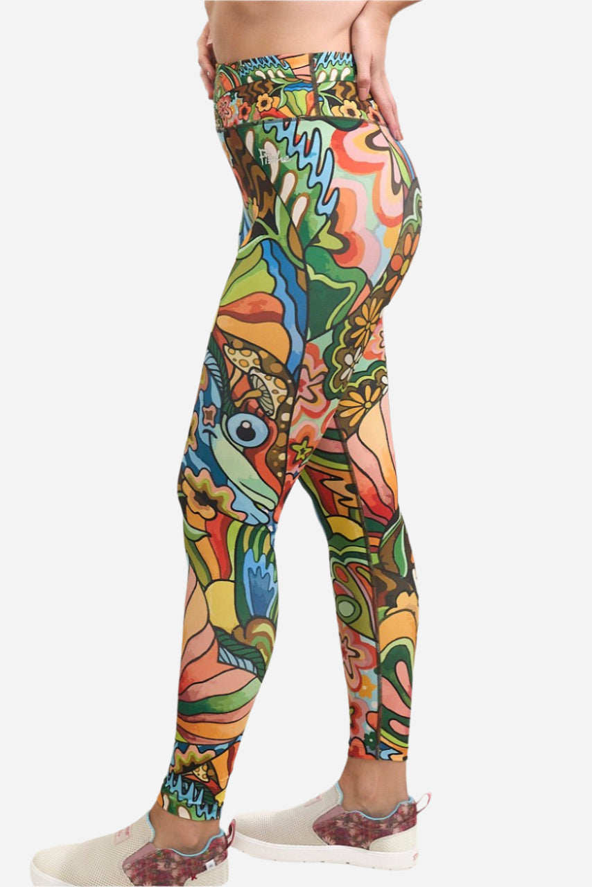 Boho Bass High-Waisted Leggings