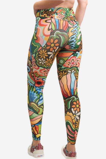 Boho Bass High-Waisted Leggings