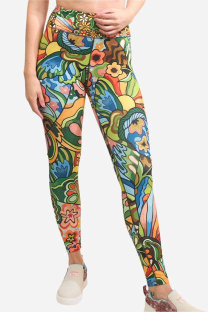 Boho Bass High-Waisted Leggings