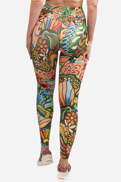 Boho Bass High-Waisted Leggings