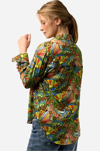 Boho Bass Tunic Fishing Shirt