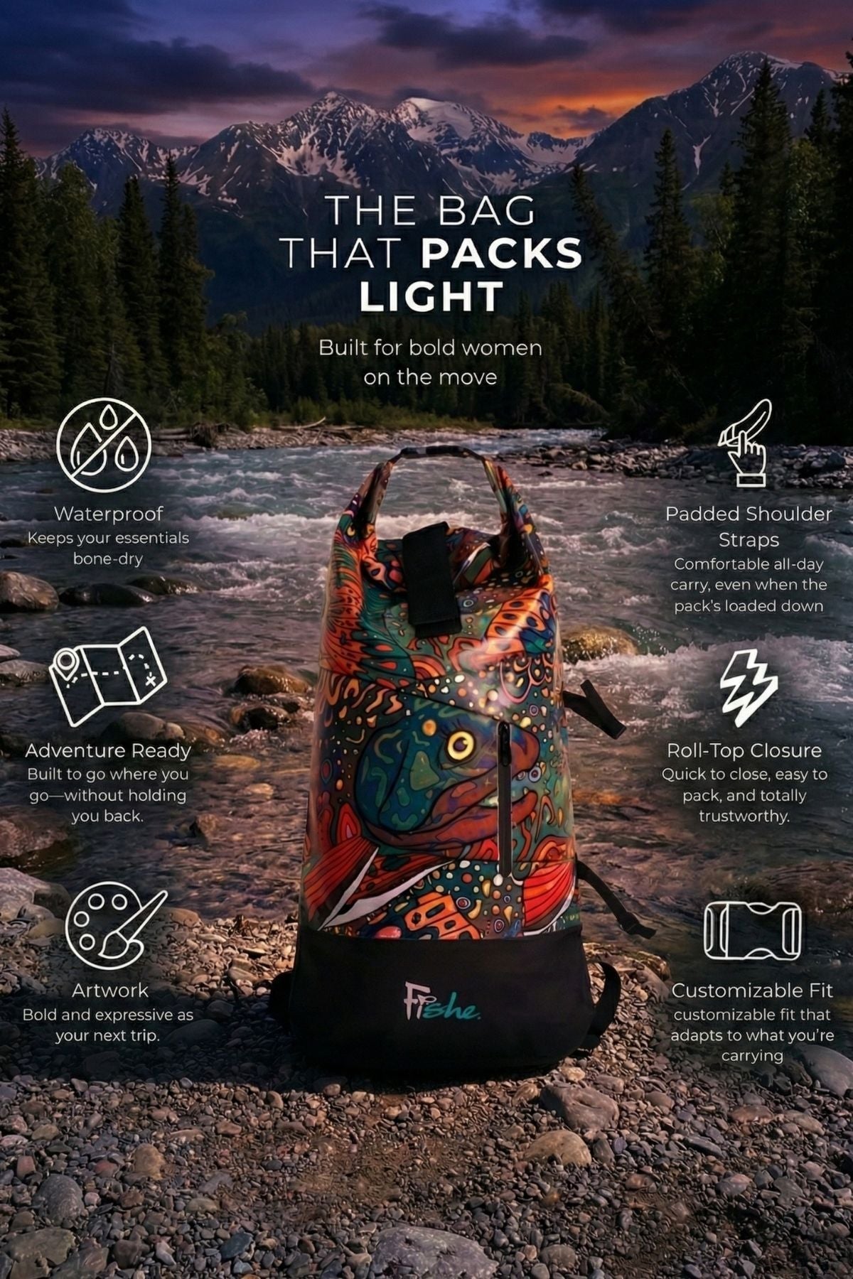 Brookie Backpack Dry Bag