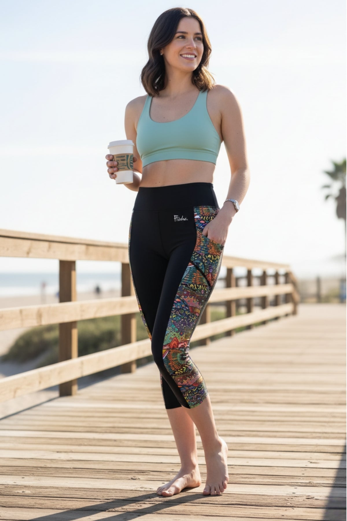 Brookie Pocket Capri Leggings