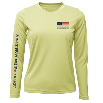 250th Anniversary Action Mahi Women's Long Sleeve UPF 50+ Dry-Fit Shirt
