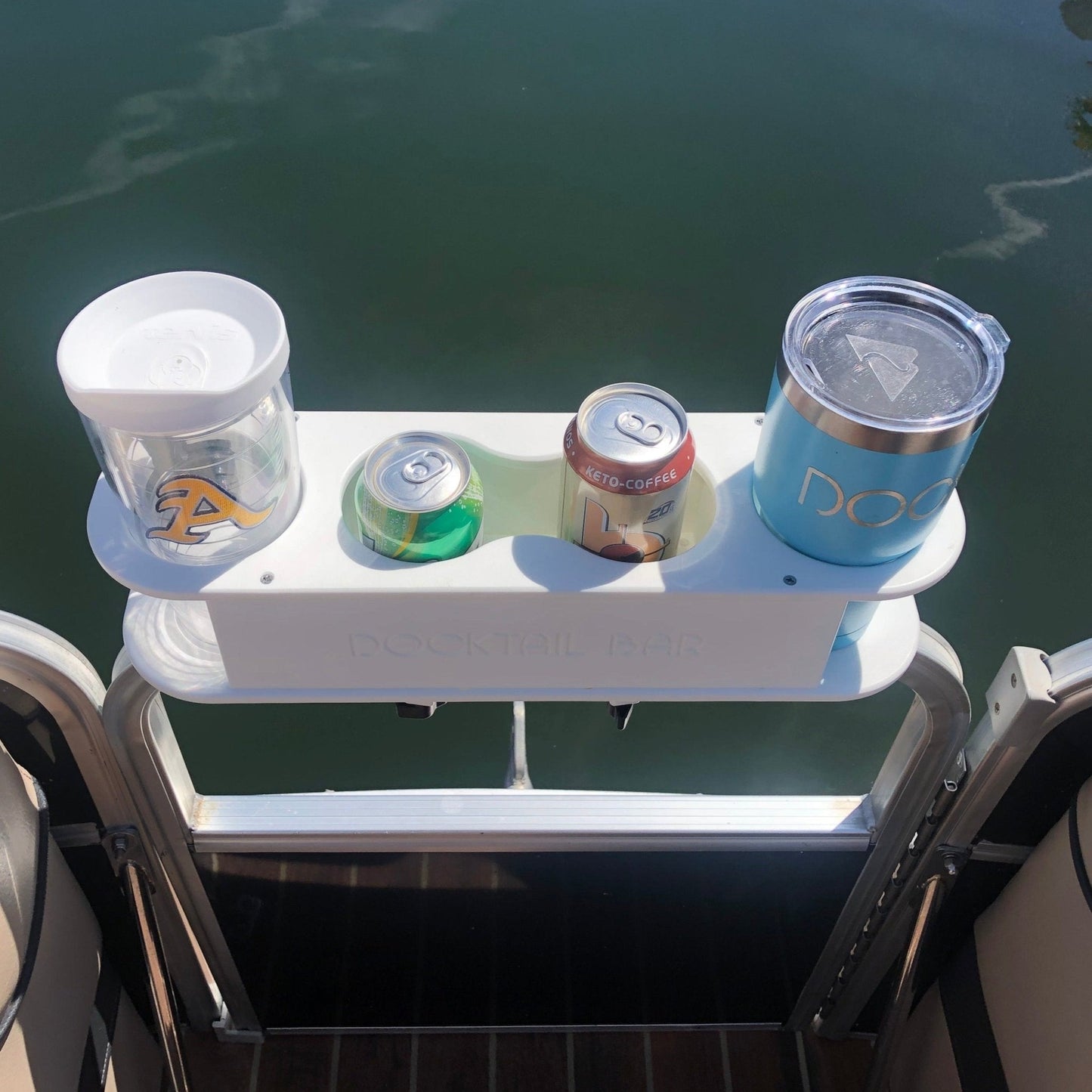 Docktail Bar Pontoon Boat Cup Holder Caddy - Choose Your Color