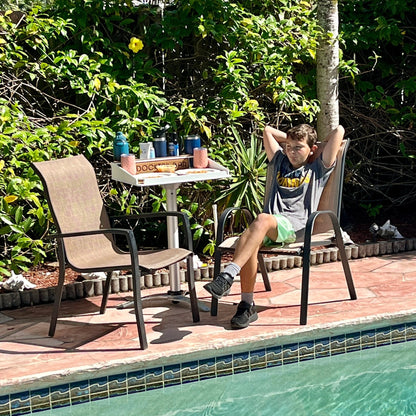 Docktail Boondocking Table - For Camping, RV's, Tailgating, Poolside, and Grill Prep