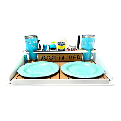 Docktail Boondocking Table - For Camping, RV's, Tailgating, Poolside, and Grill Prep