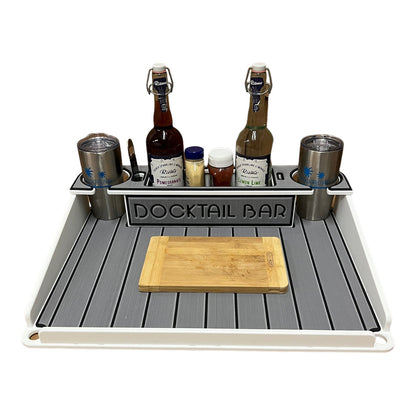 Docktail Boondocking Table - For Camping, RV's, Tailgating, Poolside, and Grill Prep