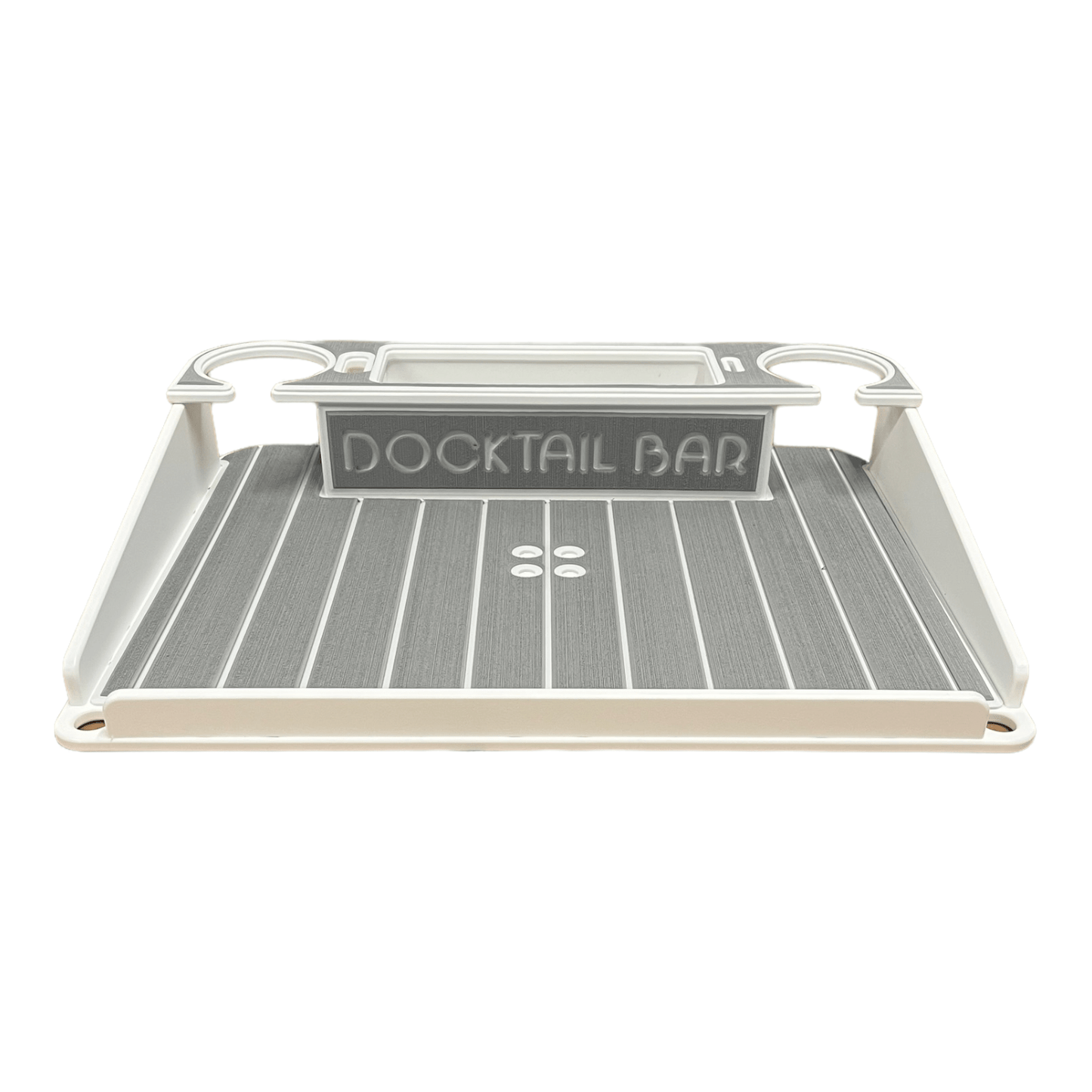 Docktail Utility Boat Table with Pedestal Table Attachment Options