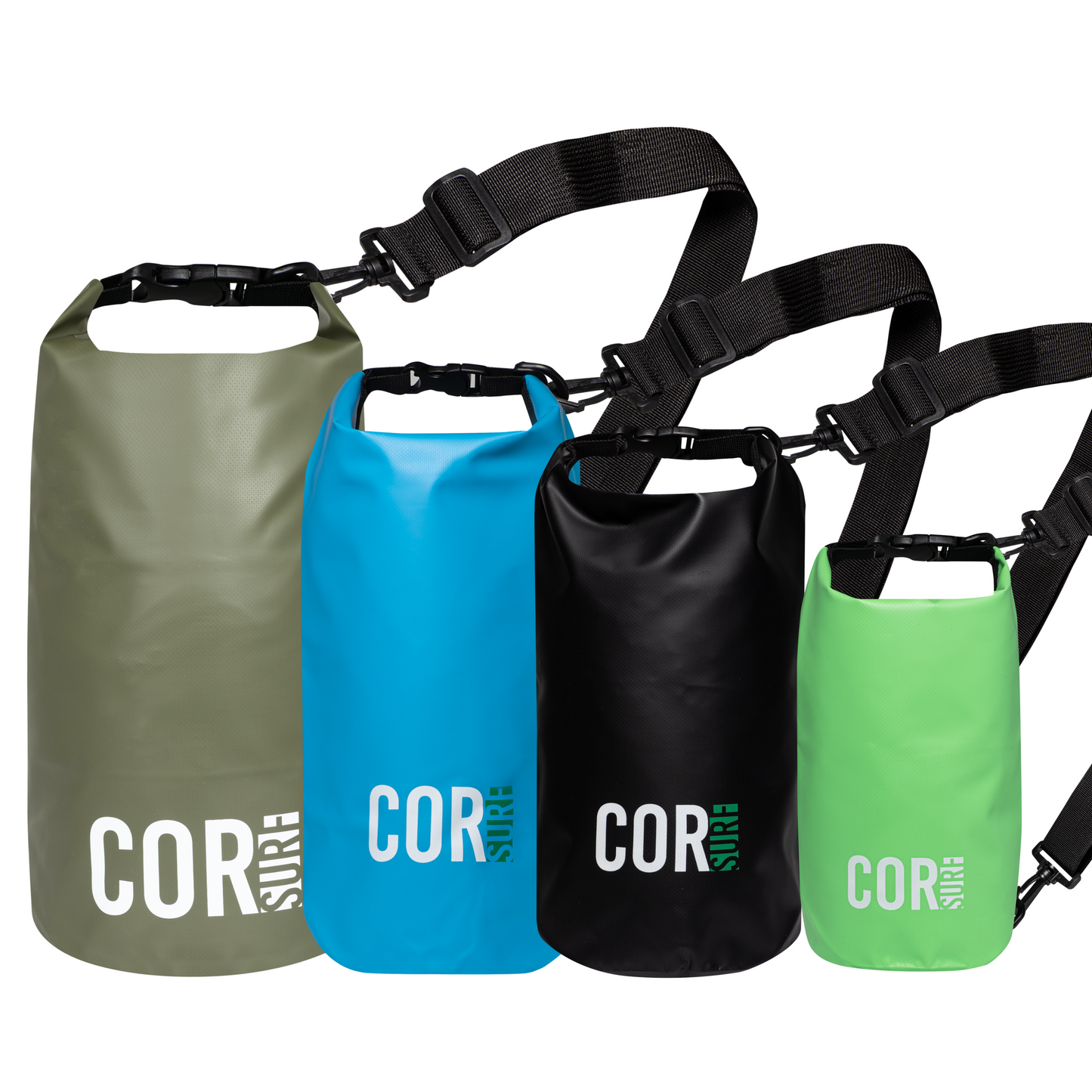 Dry Bag Sets 3L, 5L, 10L, 15L