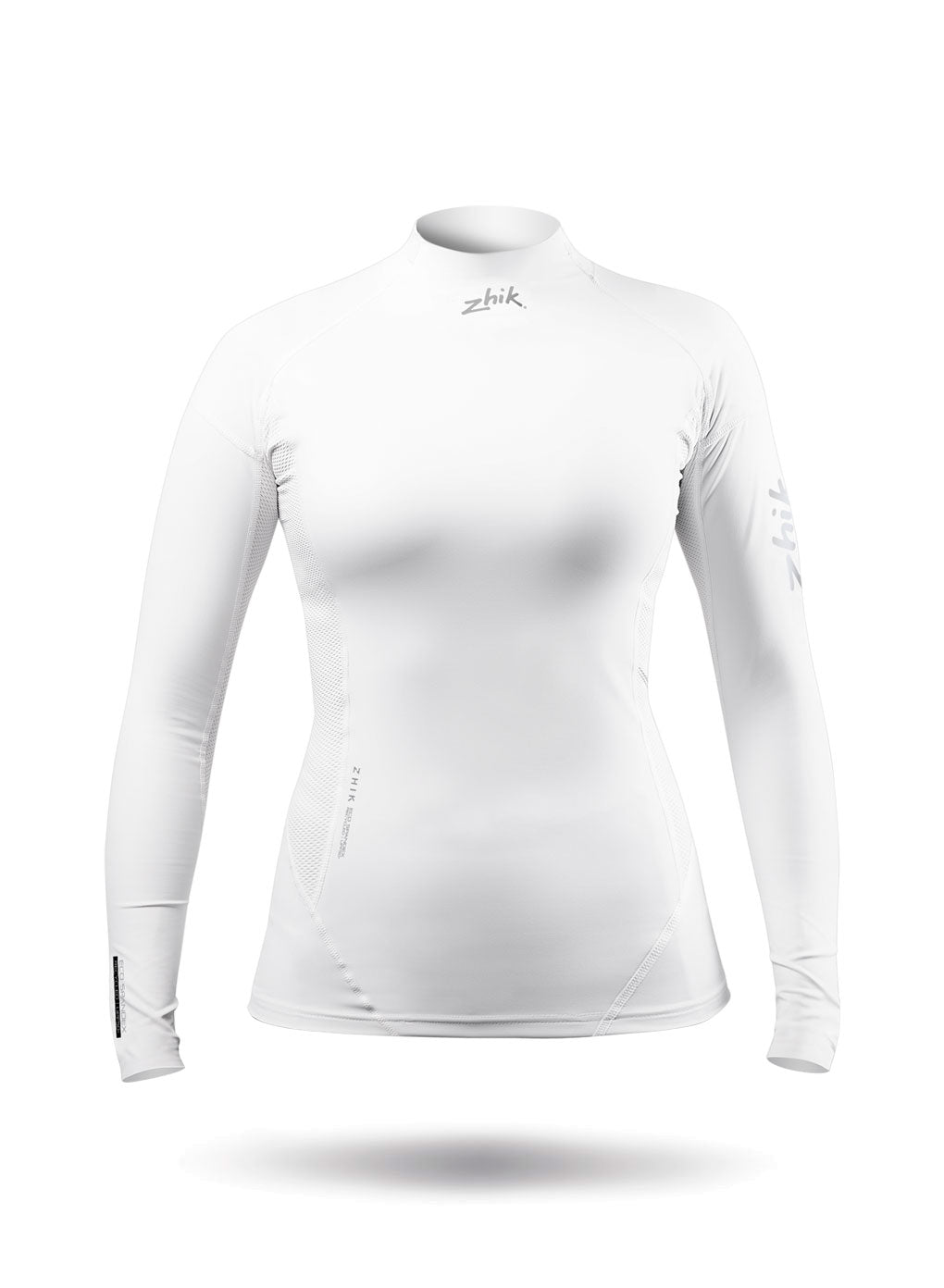 Zhik Womens White Eco Spandex Long Sleeve Top | SendIt Sailing