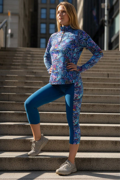 Enchanted Grayling 1/4 Zip Sunshirt