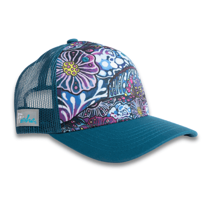 Enchanted Grayling Abstract Trucker Hat