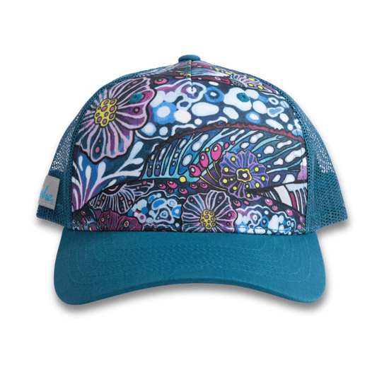 Enchanted Grayling Abstract Trucker Hat