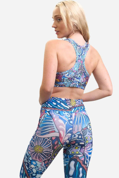 Enchanted Grayling High-Waisted Leggings