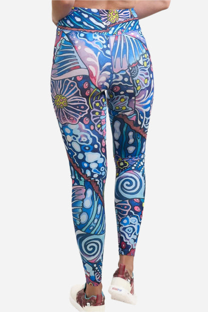 Enchanted Grayling High-Waisted Leggings