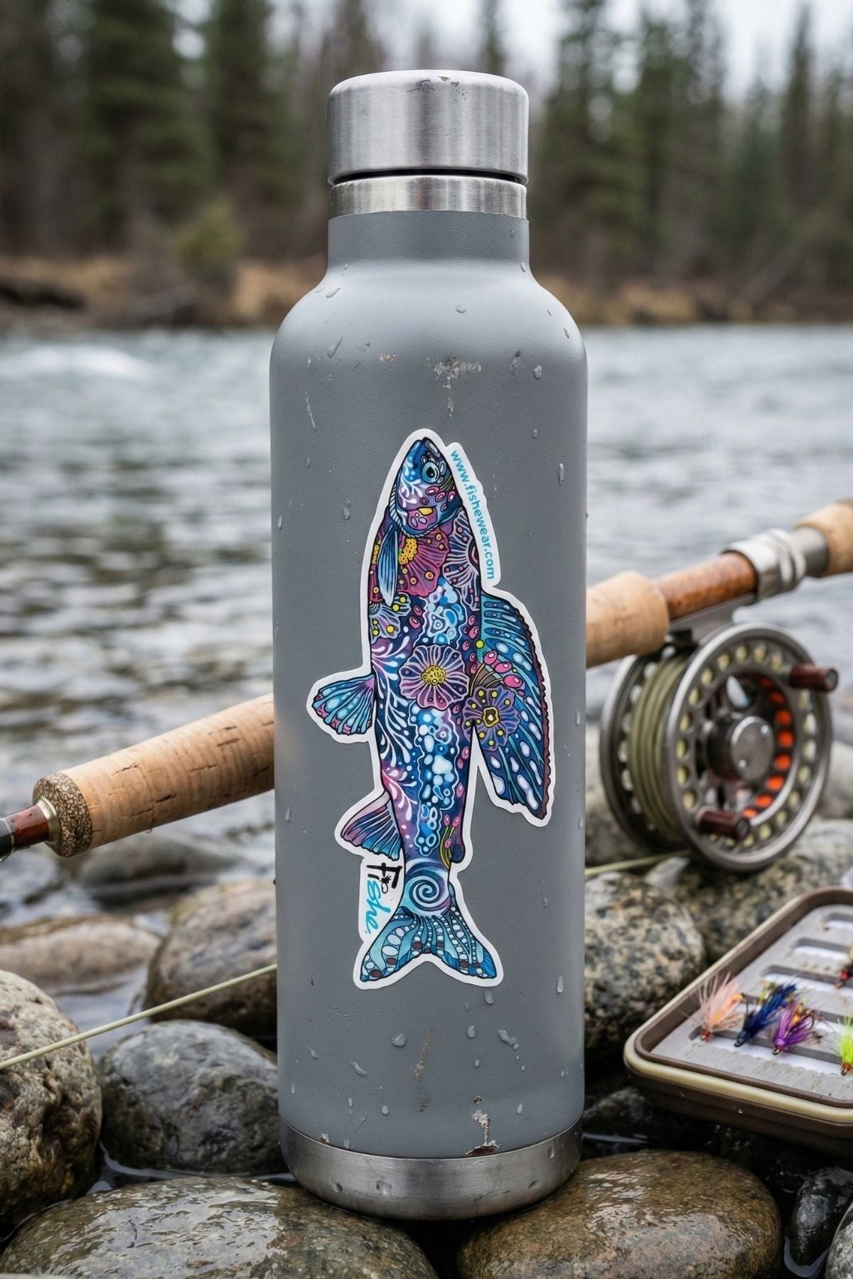 Enchanted Grayling Sticker