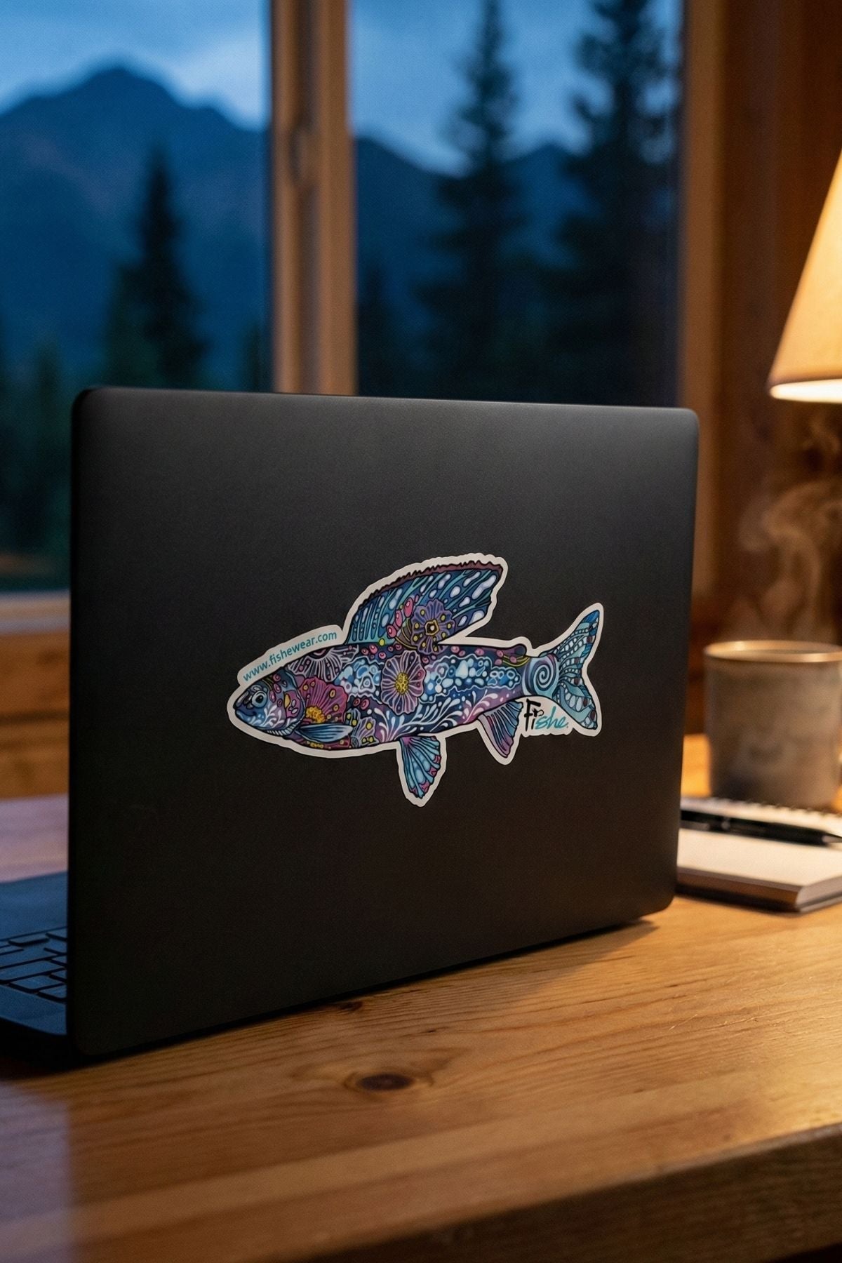 Enchanted Grayling Sticker