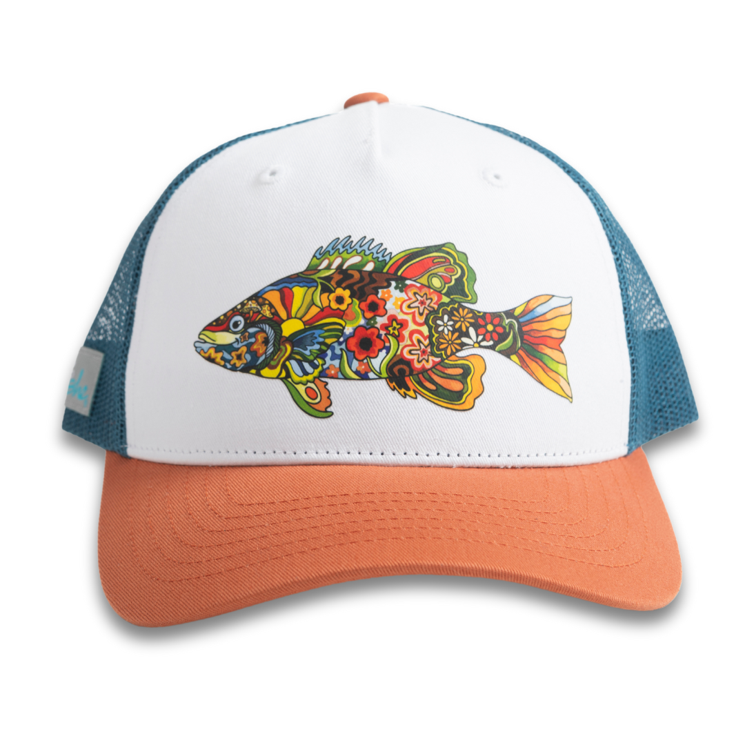 Boho Bass Trucker Hat