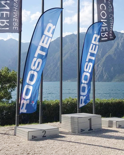 Rooster Rooster Feather Flag | SendIt Sailing