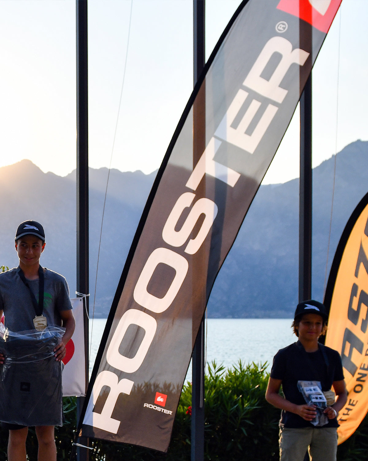 Rooster Rooster Feather Flag | SendIt Sailing