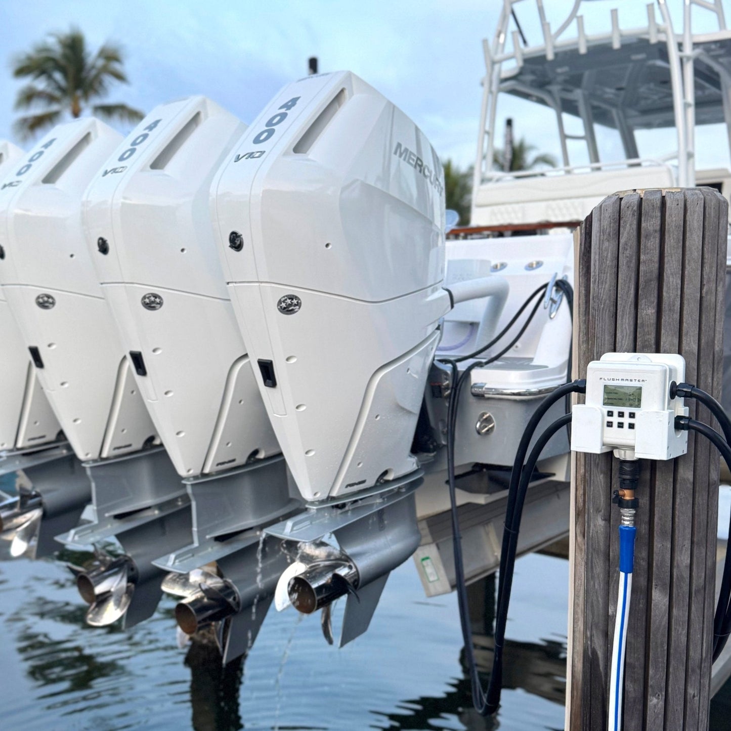 Flush Port Quick Connect for Mercury