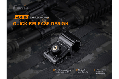 Fenix ALG-18 Flashlight Barrel Mount
