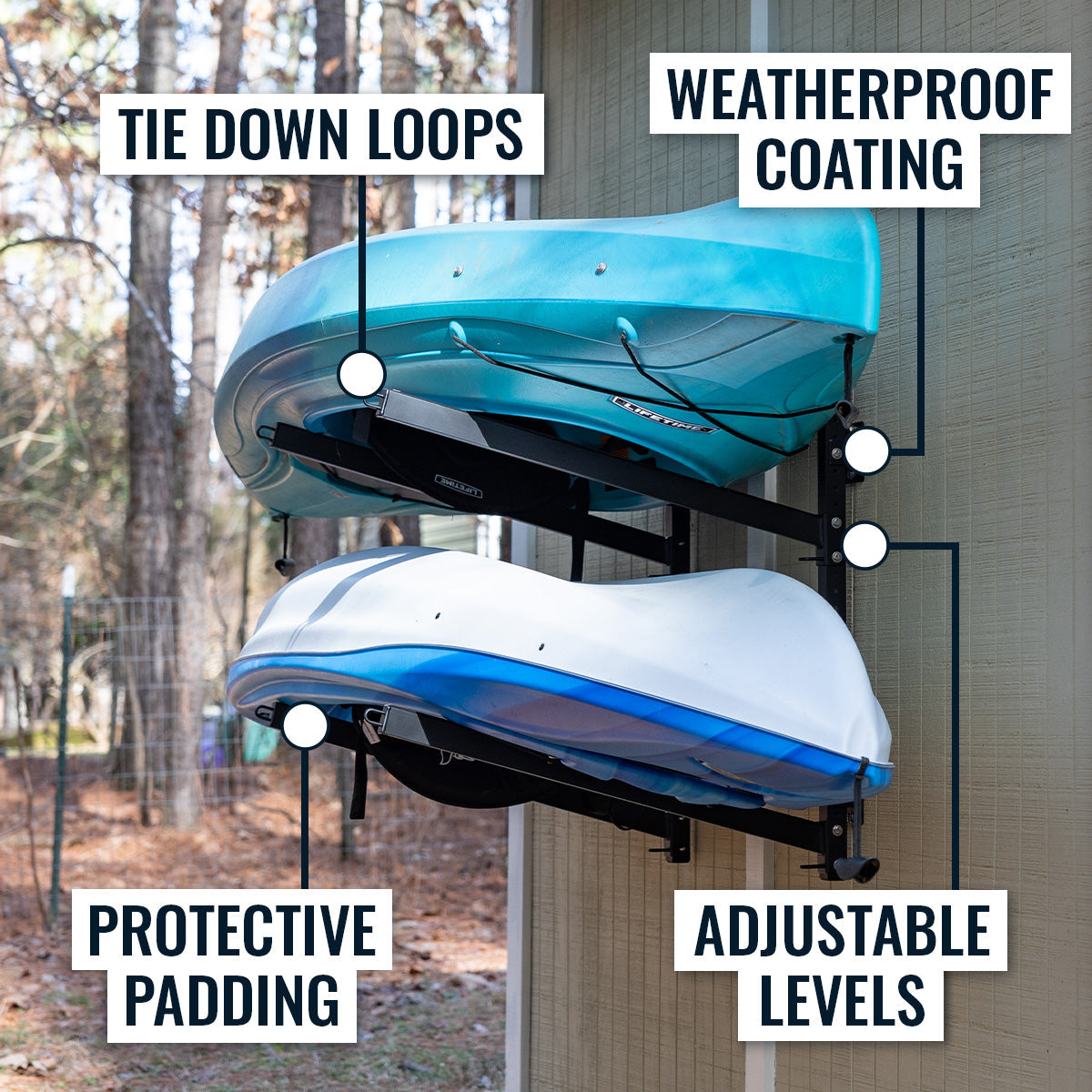 Shenandoah Kayak Storage Rack