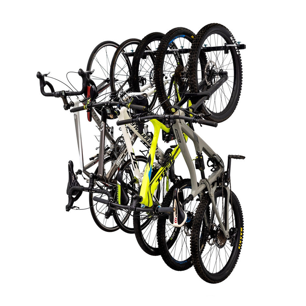 G-Bike | Adjustable Wall Storage System | Holds 5 Bikes