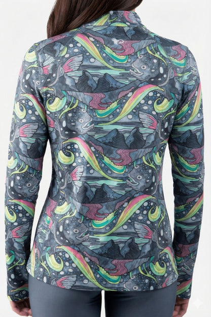 HaliBorealis Thermal 1/4 Zip Top