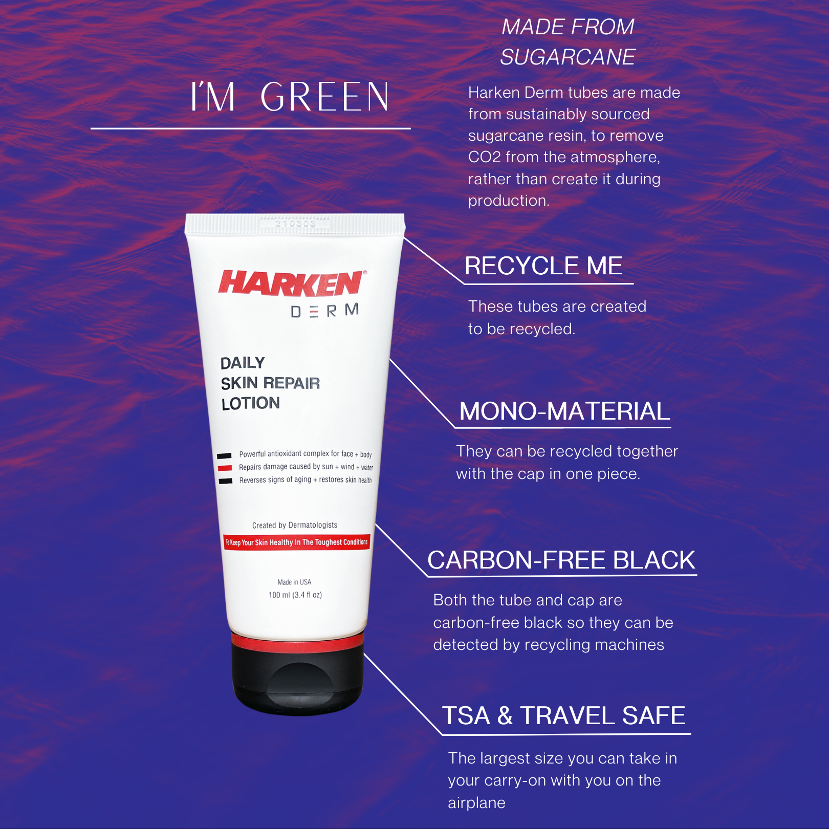 Harken Derm Daily Skin Repair Lotion | SendIt Sailing