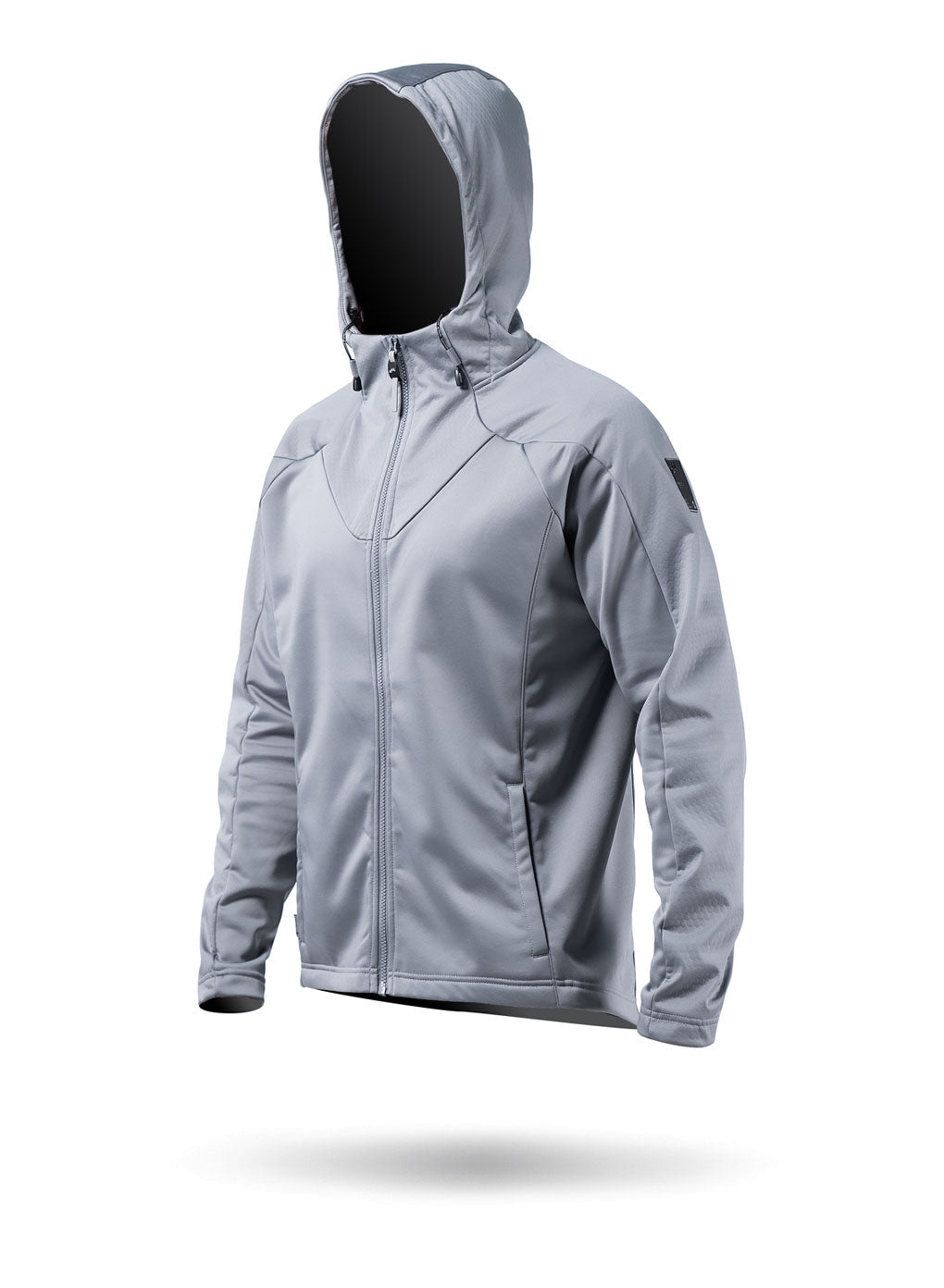 Zhik Mens Tech Hoodie - Platinum | SendIt Sailing