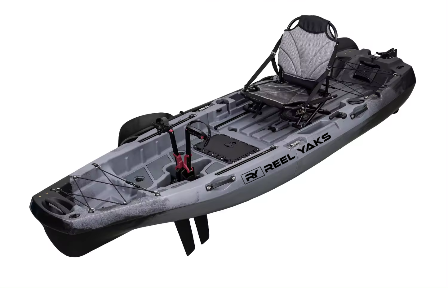 ReelYacks 10ft Radar Modular Fin Drive Pedal Fishing Kayak |430lbs Capacity | 2 Piece