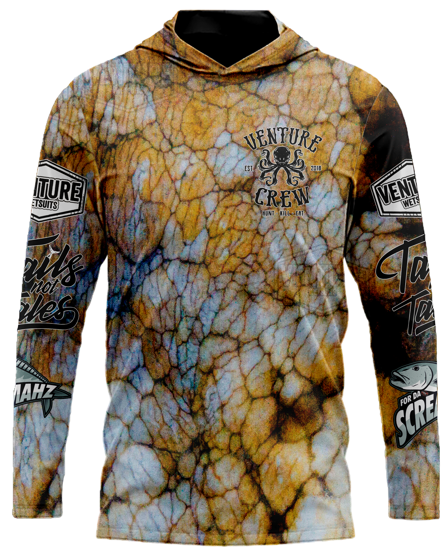 Blinky Tako Dri Fit Hoodie (Adult/Keiki)