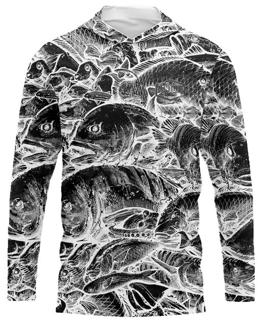 Hawaii Fish Camo Invert Dri Fit Hoodie (Adult/Keiki)