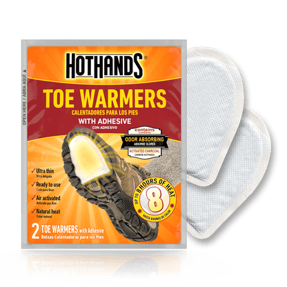 HotHands Toe Warmers - Long Lasting Safe Natural Odorless Air Activated Warmers - Up to 8 Hours of Heat - 40 Pair