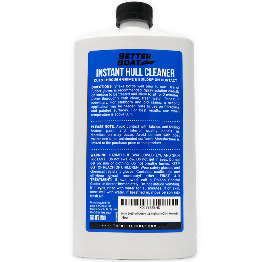 Better Boat Instant Boat Hull Cleaner