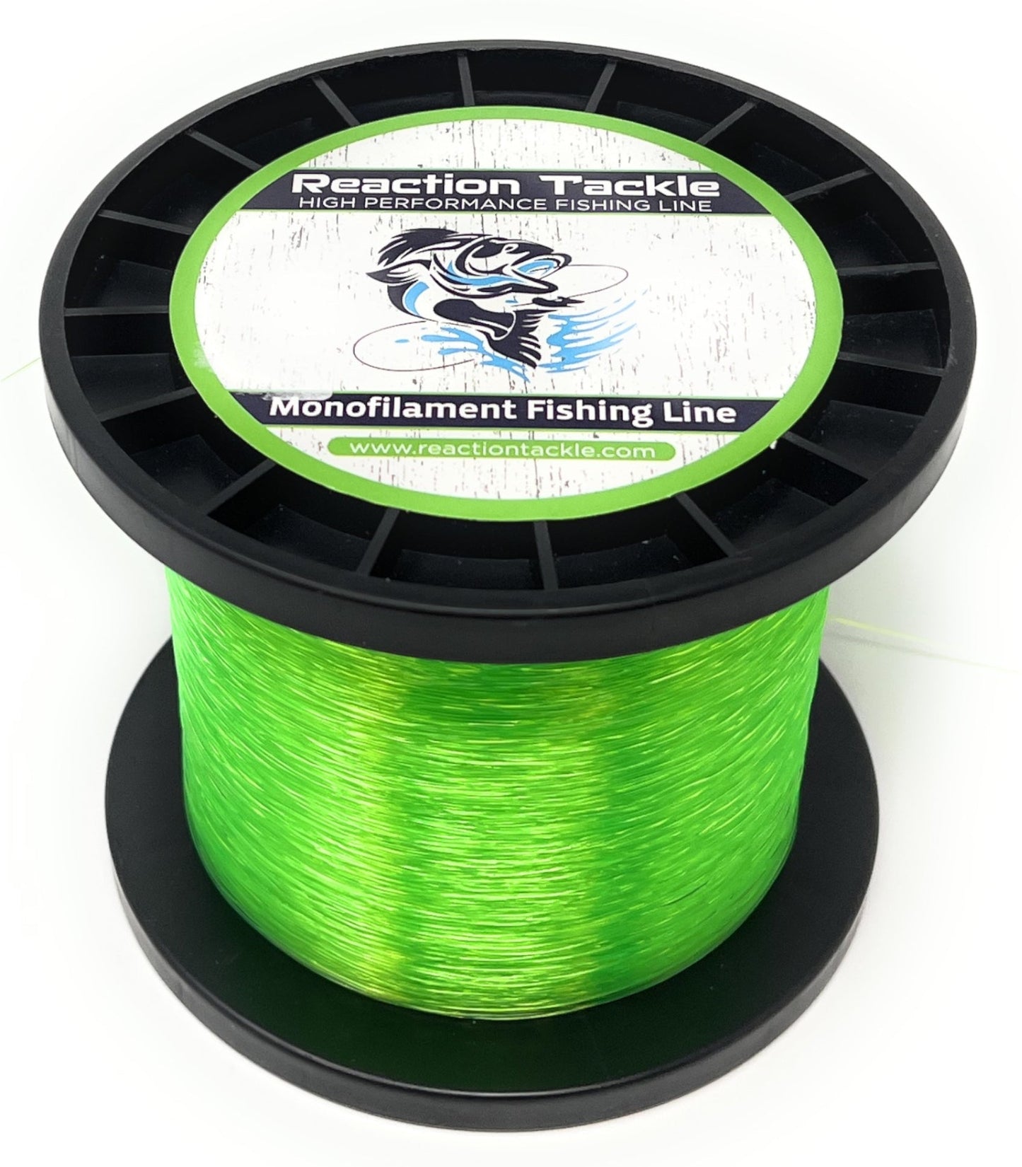 Reaction Tackle Nylon Monofilament Fishing Line - 1 Pound Jumbo Spools