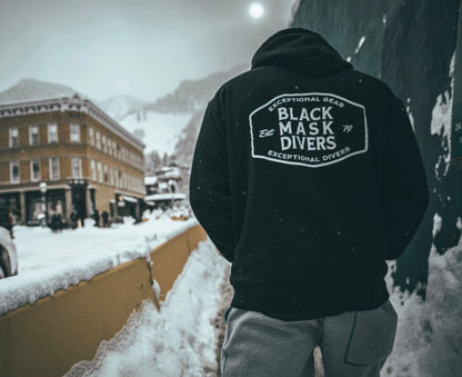 Black Mask Divers Surf Shop Hoodie