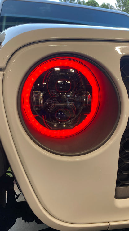 Empire Offroad LED 9in Static Series RGBW Headlight | SendIt SailingEmpire Offroad LED 9in Static Series RGBW Headlight
